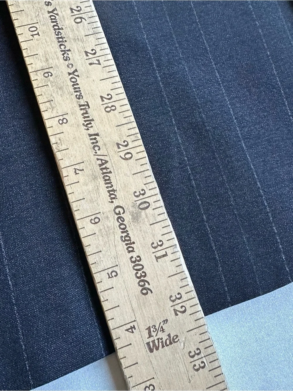 Vintage Christian Dior Monsieur Blazer Men's 44L 100% Wool Gray Pinstripe USA